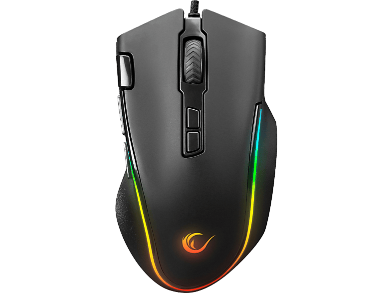 Rampage Smx-G72 Greedyy 8 Tuşlu Double Click Rgb Makrolu 7200Dpi Gaming Mouse Siyah - 1