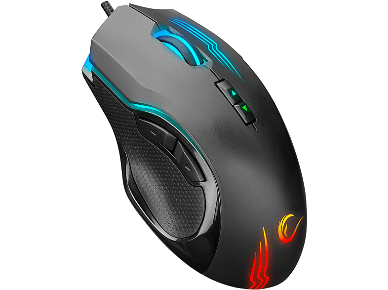 RAMPAGE SMX-G38 Claw Usb 7 Makro Tuşlu 7200dpi RGB Ledli Gaming Oyuncu Mouse Siyah_1