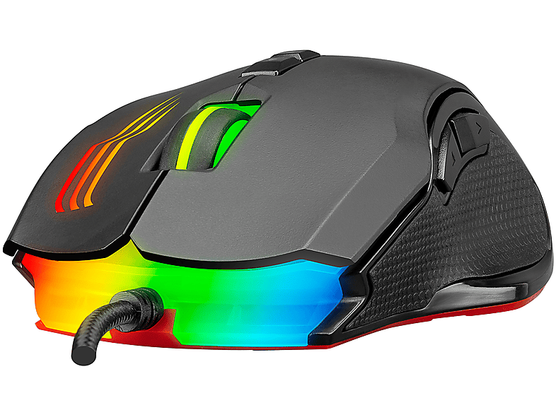 RAMPAGE SMX-G38 Claw Usb 7 Makro Tuşlu 7200dpi RGB Ledli Gaming Oyuncu Mouse Siyah_3