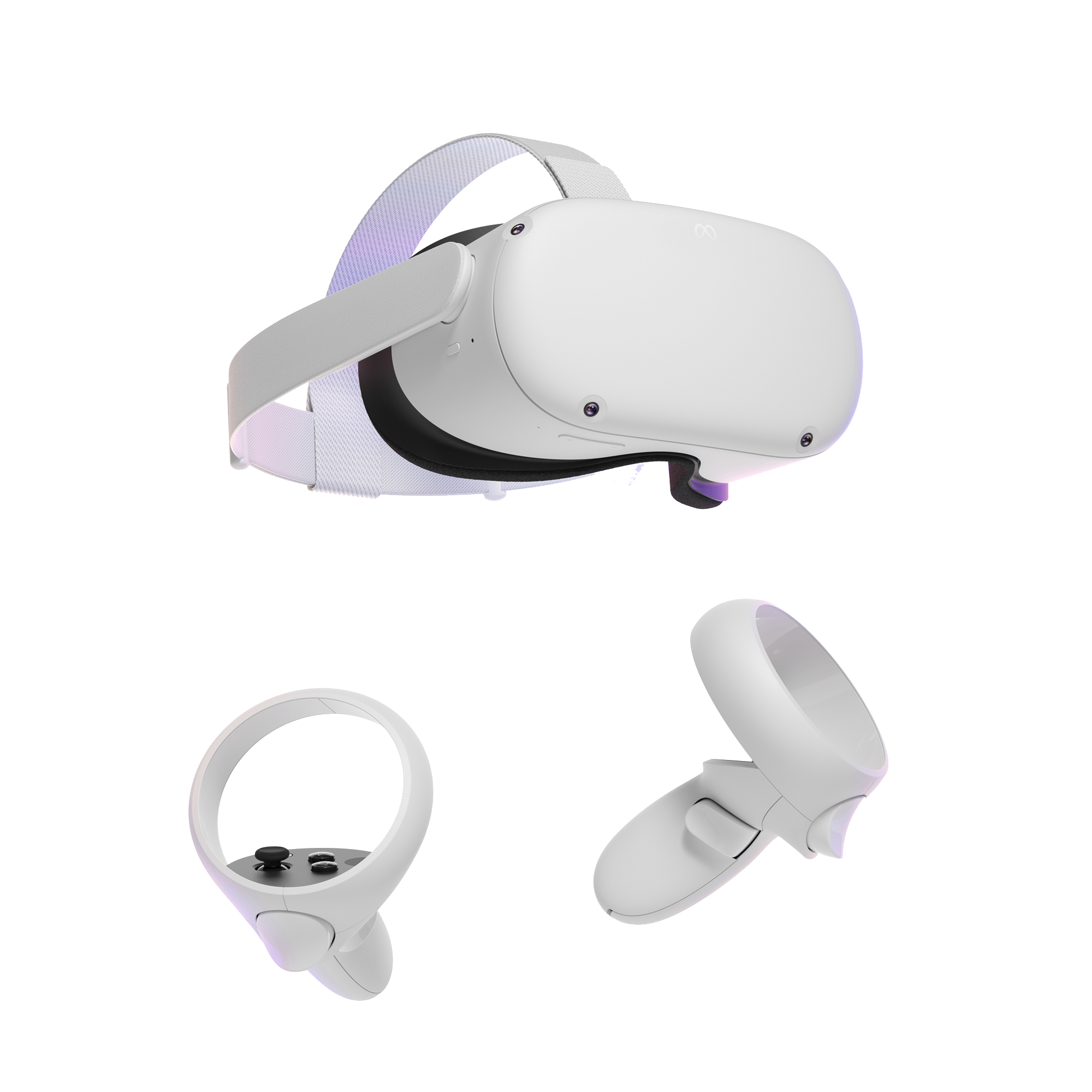 Gafas de realidad virtual - Meta Quest 2, 128 GB, Blanco