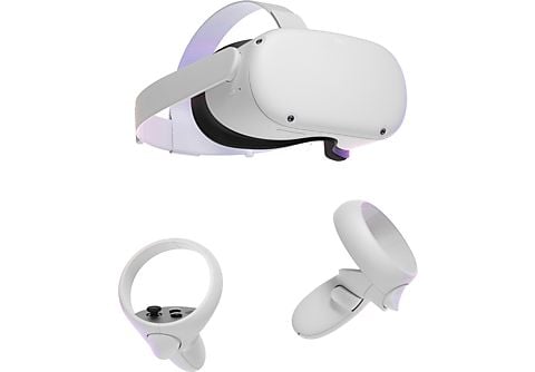 Gafas de realidad virtual - Meta Quest 2, 128 GB, Blanco