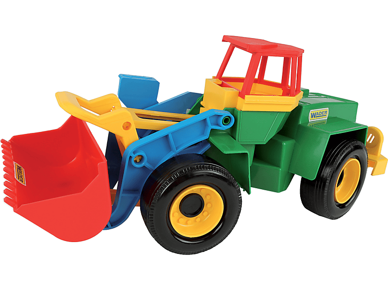 WADER Schaufellader, Länge 36 cm Spielzeugauto Mehrfarbig