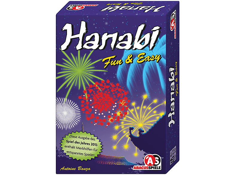 ABACUSSPIELE Hanabi Fun & Easy Kartenspiel Mehrfarbig