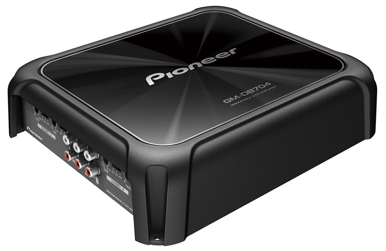 PIONEER GM-D8704 FD-osztályú 4 csatornás hidalható autóhifi erősítő