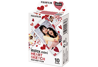 FUJIFILM Instax Mini Film, Heart Sketch, 10 kép