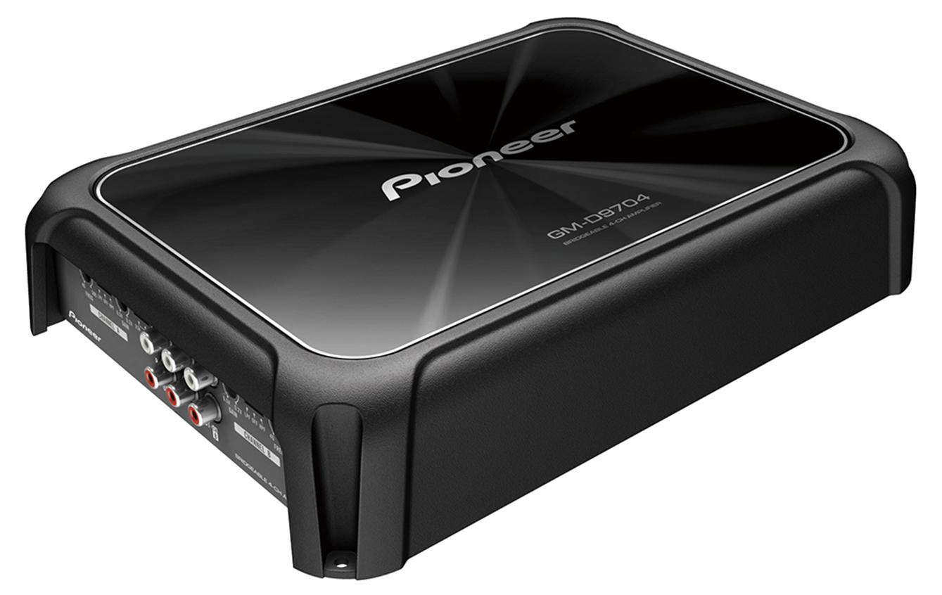 PIONEER GM-D9704 FD-osztályú 4 csatornás hidalható autóhifi erősítő