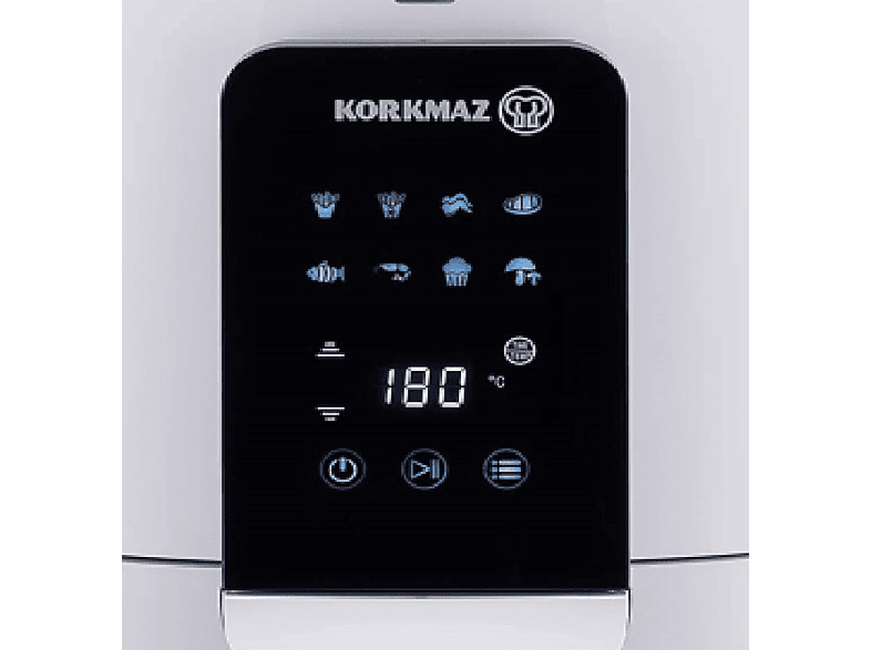 KORKMAZ A886 Air Pro 1500W 4L Air Fryer Fritöz Beyaz_1