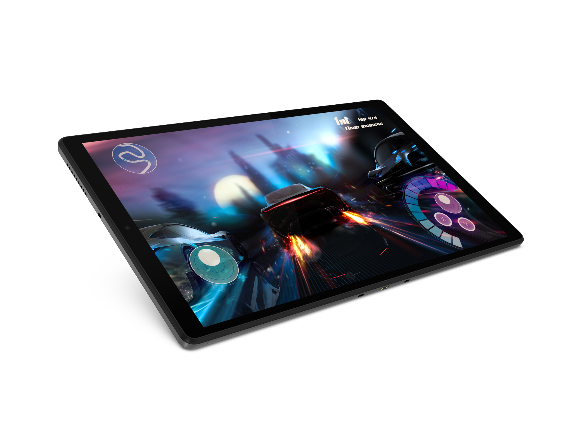 LENOVO Tab M10 HD (2. Generation) mit transparenter Schutzhülle, Tablet, 32 GB, 10,1 Zoll, Iron Grey