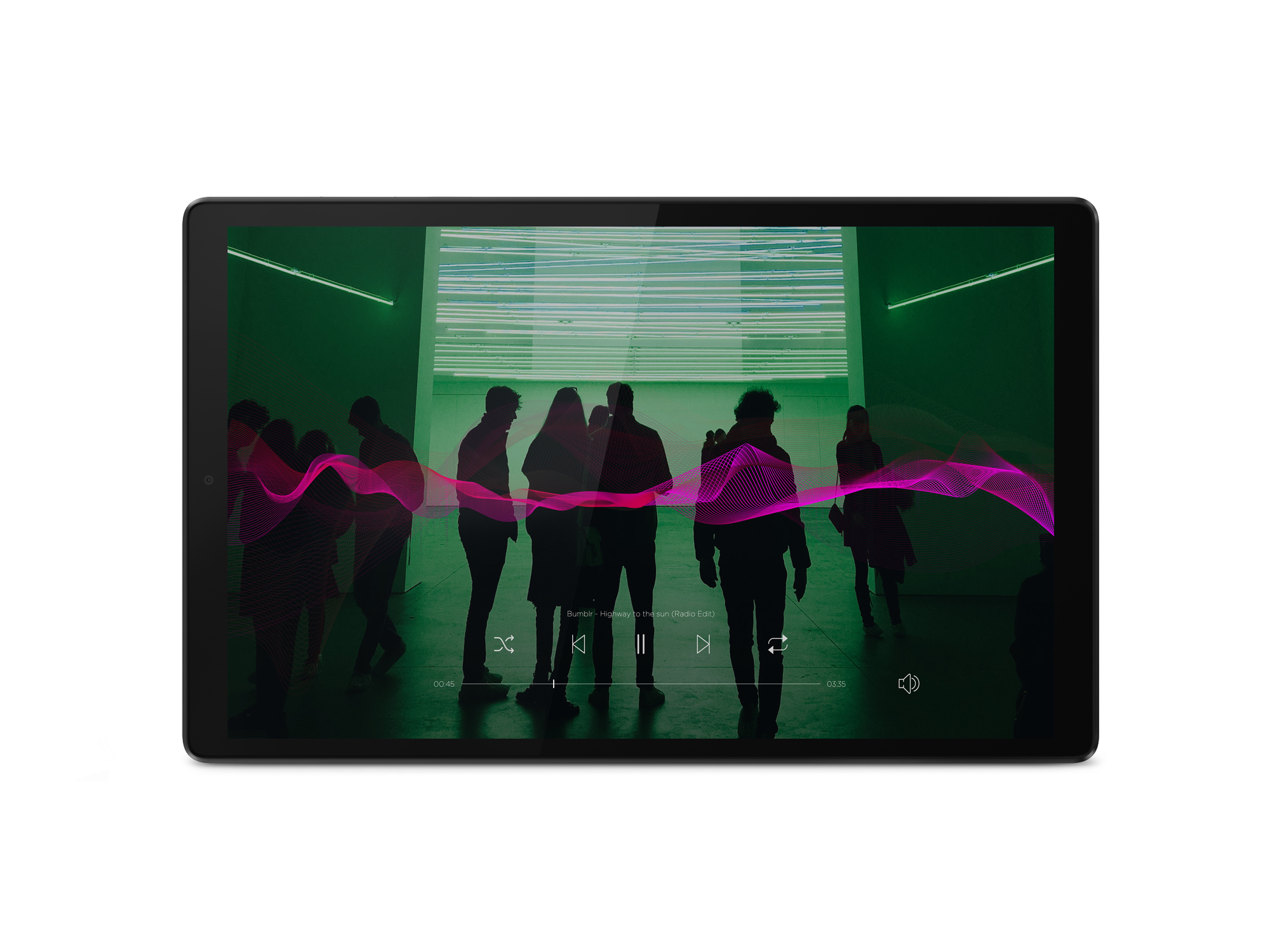 LENOVO Tab M10 HD (2. Generation) mit transparenter Schutzhülle, Tablet, 32 GB, 10,1 Zoll, Iron Grey