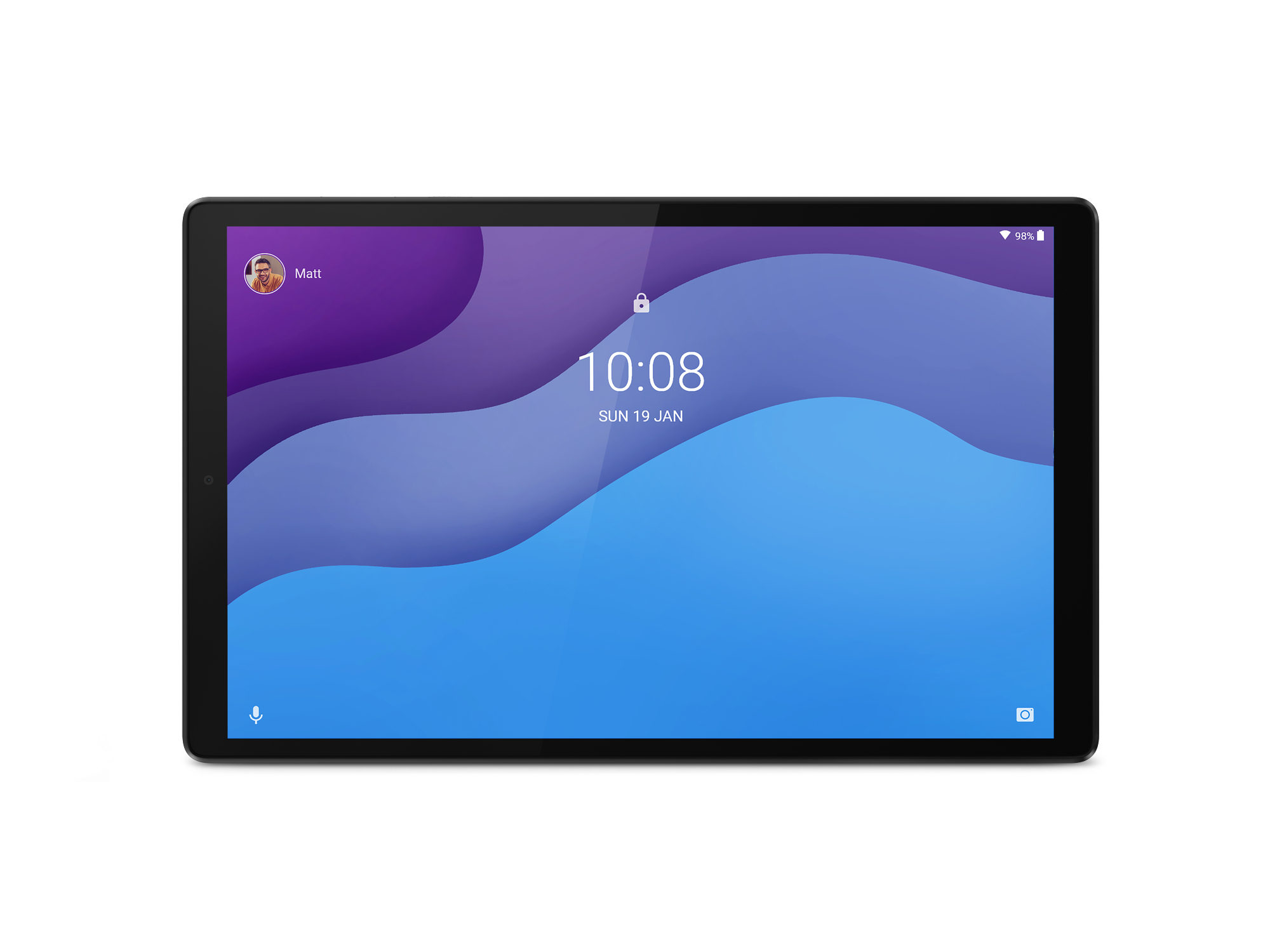 LENOVO Tab M10 HD (2. transparenter 32 Grey Schutzhülle, Zoll, Generation) Iron Tablet, GB, 10,1 mit