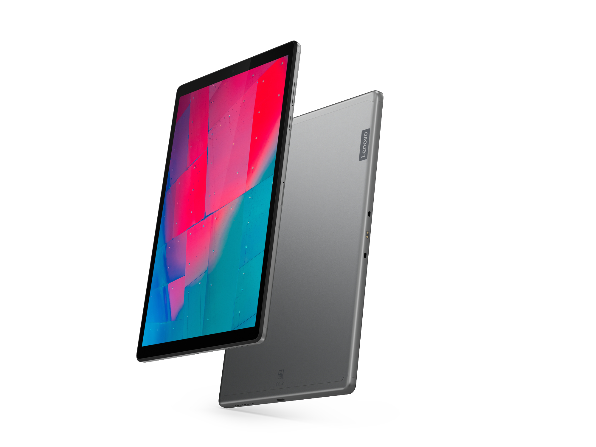 LENOVO Tab M10 HD (2. Generation) mit transparenter Schutzhülle, Tablet, 32 GB, 10,1 Zoll, Iron Grey