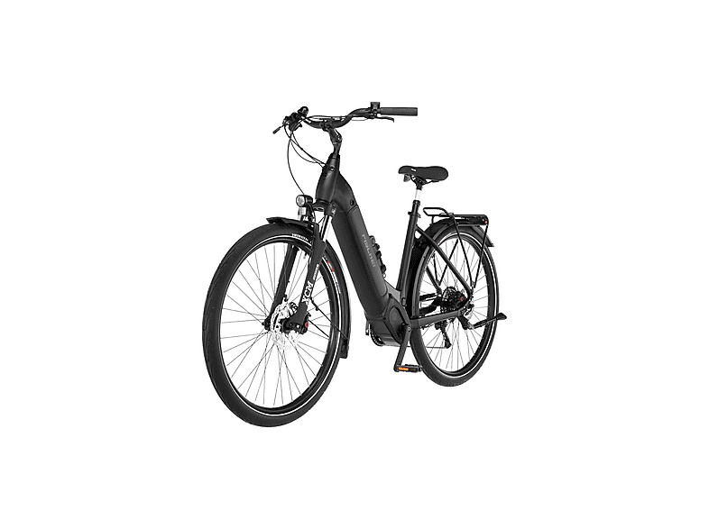 FISCHER Cita 8.0I Citybike (Laufradgröße: 28 Zoll, Rahmenhöhe: 43 cm, Damen-Rad, 711 Wh, Schwarz matt)