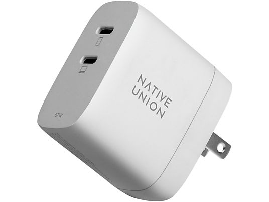 NATIVE UNION Fast GaN 67W - Appareil de chargement (Blanc)