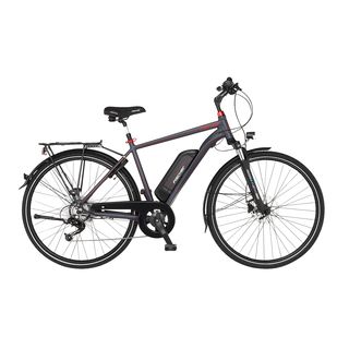 FISCHER Viator 1.0 Trekkingrad (Laufradgröße: 28 Zoll, Rahmenhöhe: 50 cm, Herren-Rad, 418 Wh, Dunkel anthrazit matt)