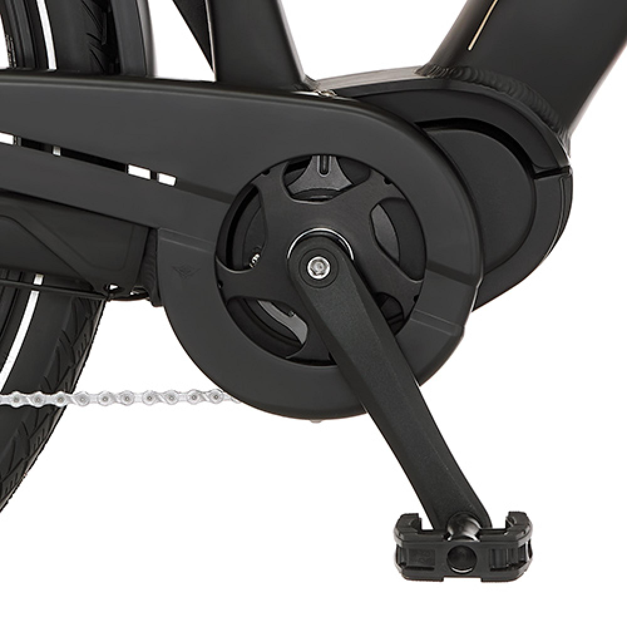 FISCHER Viator 4.2I Trekkingrad (Laufradgröße: 28 Zoll, Rahmenhöhe: 50 cm, Damen-Rad, 711 Wh, Schwarz matt)