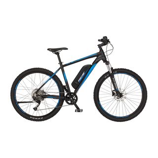 FISCHER Montis 2.1 Mountainbike (Laufradgröße: 29 Zoll, Rahmenhöhe: 51 cm, Unisex-Rad, 422 Wh, Schwarz/Blau)