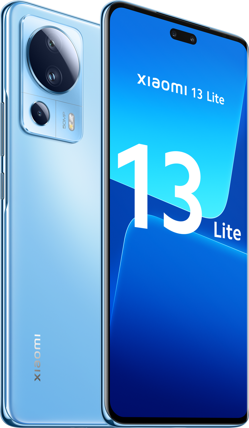 Xiaomi 13 Lite, Azul, 128 GB, 8 GB RAM, 6.55" FHD+ AMOLED 120 Hz, Snapdragon® 7 Gen 1, 4500 mAh, Android 13 - MIUI 14