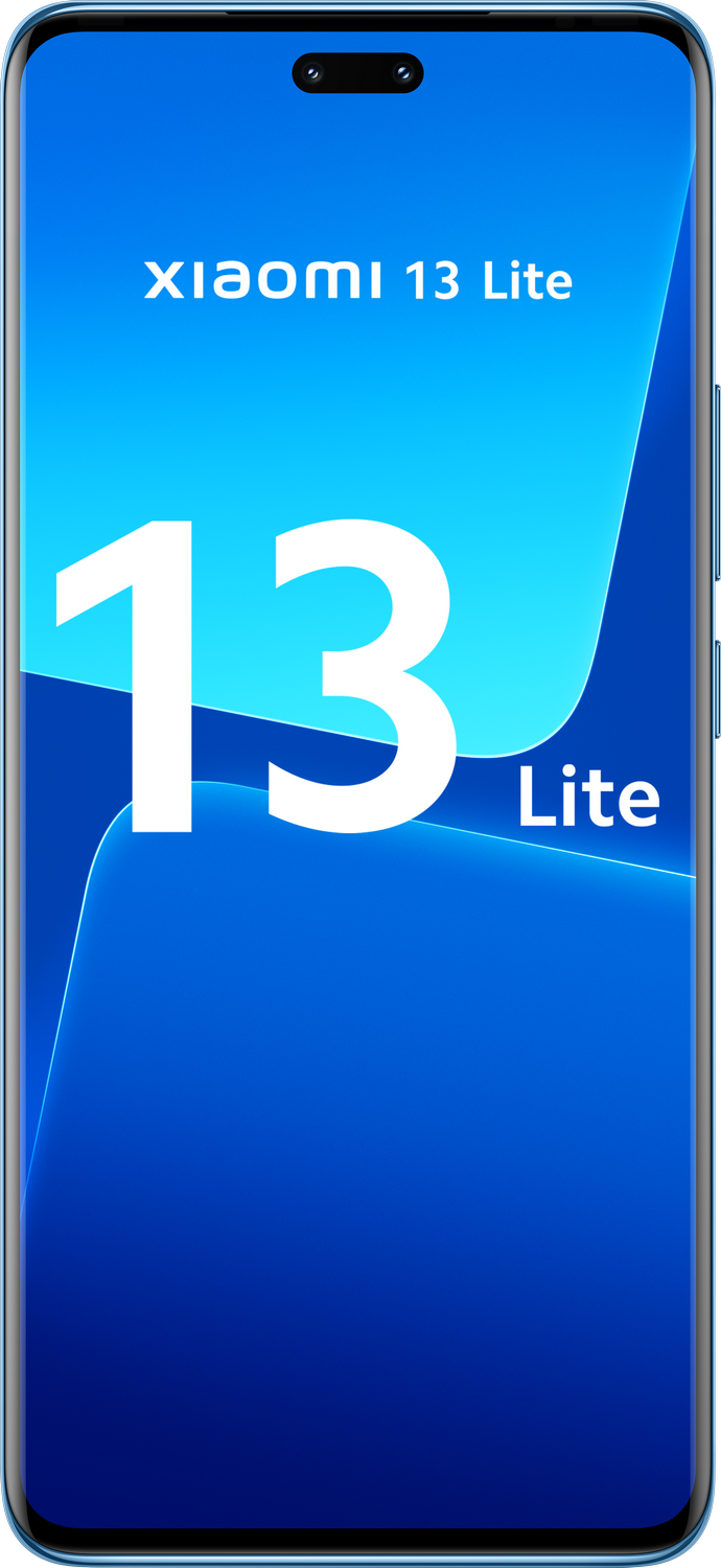 Xiaomi 13 Lite, Azul, 128 GB, 8 GB RAM, 6.55" FHD+ AMOLED 120 Hz, Snapdragon® 7 Gen 1, 4500 mAh, Android 13 - MIUI 14