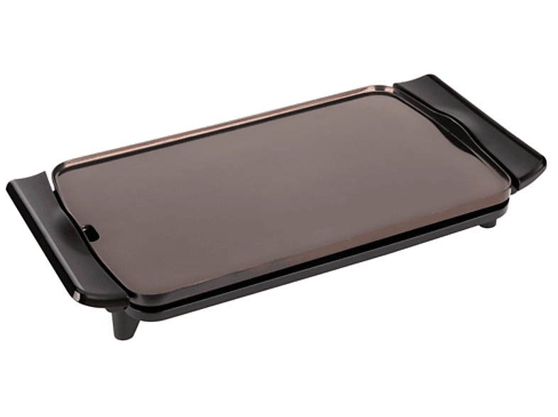 REACONDICIONADO Seminuevo Muy bueno Plancha de asar - Jata JEGR0550, 2500 W, Antiadherente, Aluminio y terrastone, 55 cm, Negro