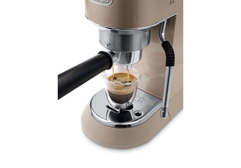 De'Longhi Dedica Arte Metallics Espresso Coffee Machine, Beige