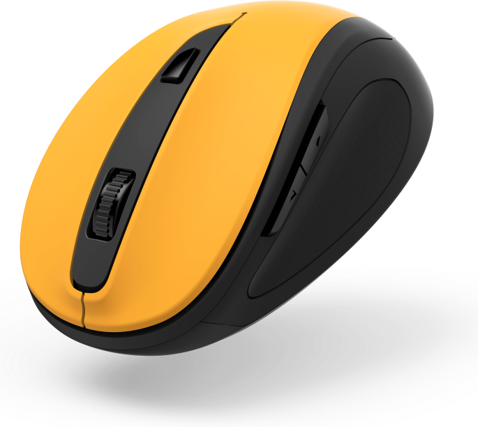 HAMA MW400 V2 vezeték nélküli optikai egér, sárga (173029)