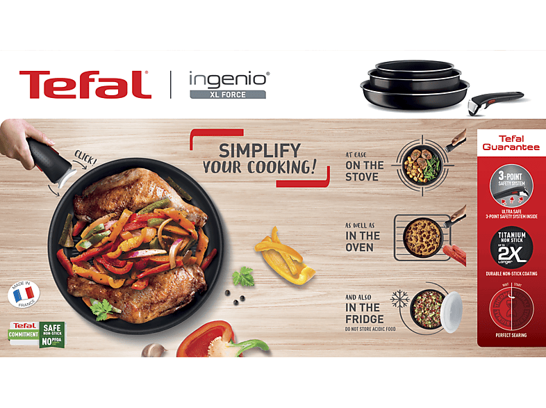 TEFAL Ingenio XL Intense 2X Büyük Set 12 Parça Tencere Seti_1