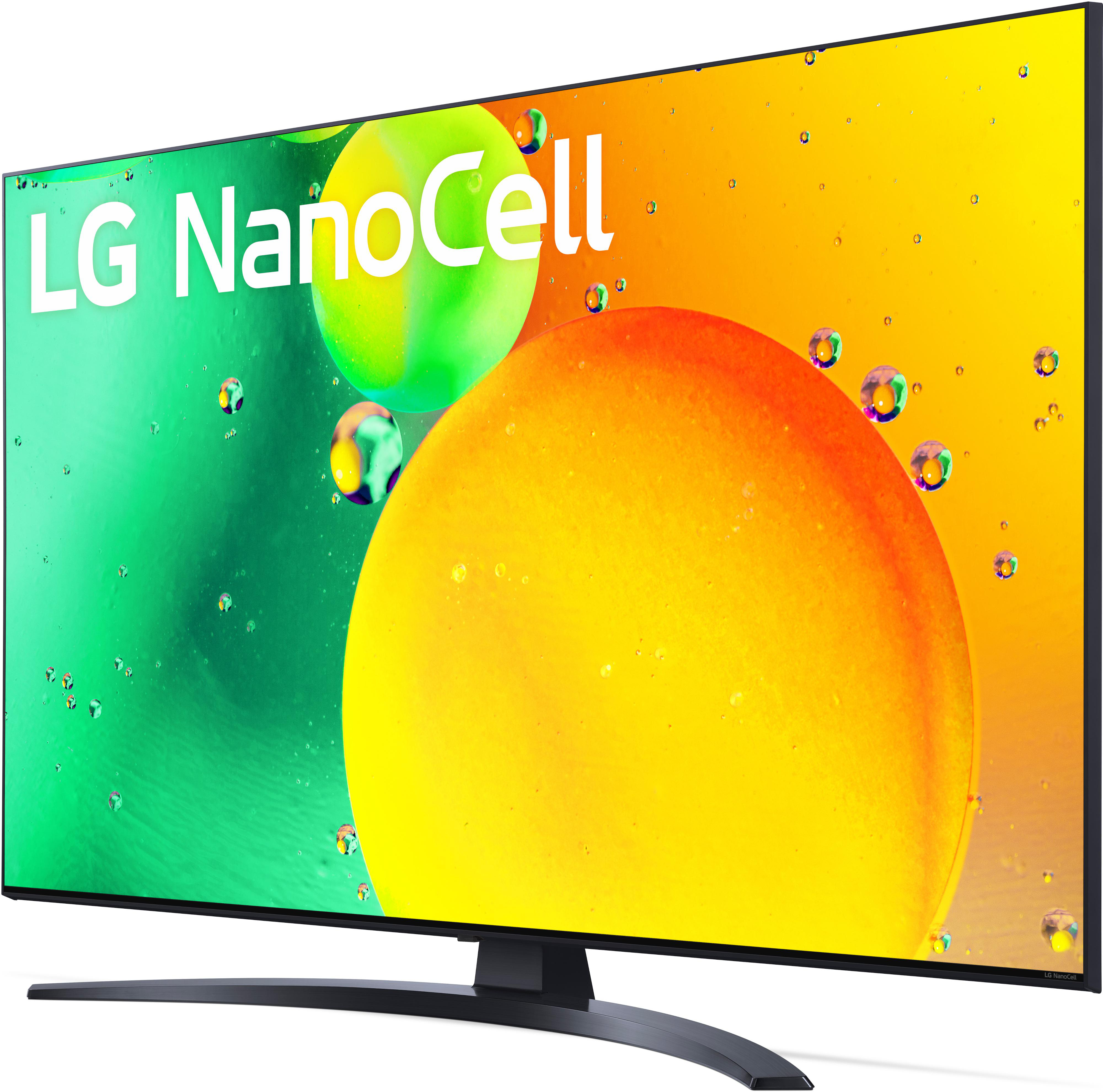 LG 50NANO766QA NanoCell TV (Flat, webOS22 50 cm, 4K, UHD TV, LG 127 ThinQ) Zoll / mit SMART