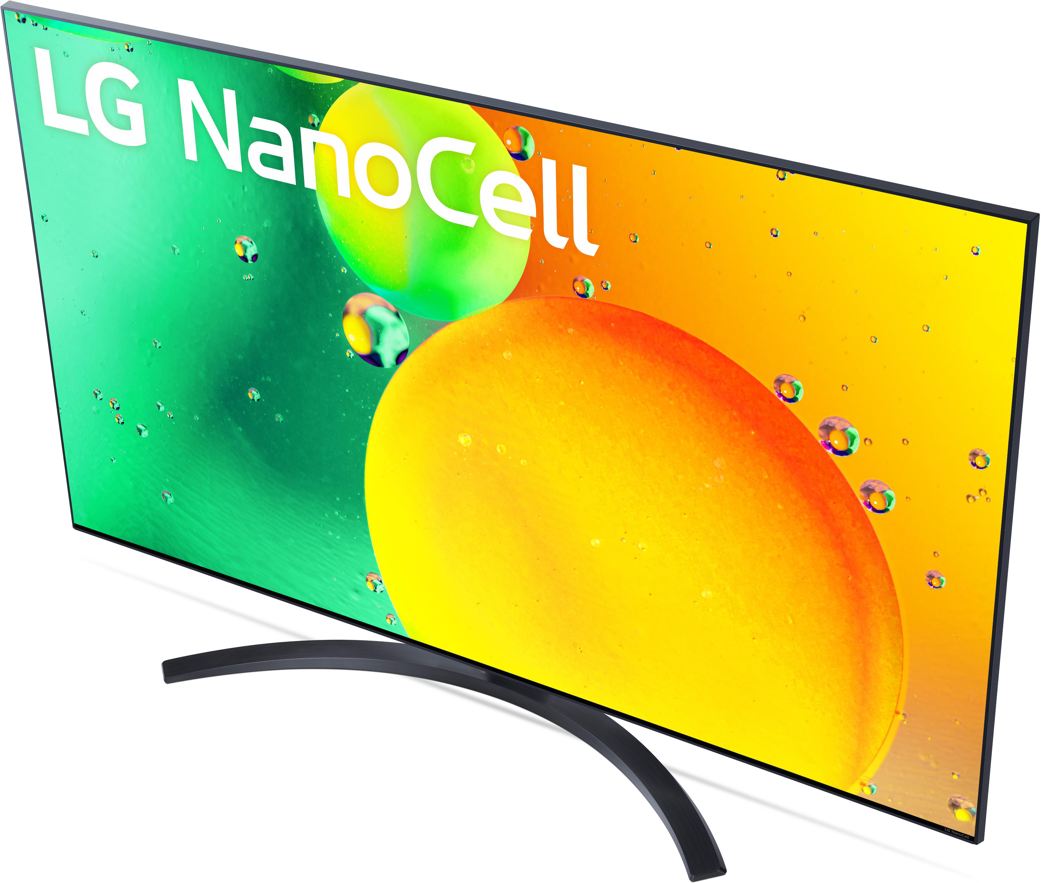 LG 55NANO766QA NanoCell TV (Flat, 55 Zoll / 139 cm, UHD 4K, SMART TV, webOS 6.0 mit LG ThinQ)