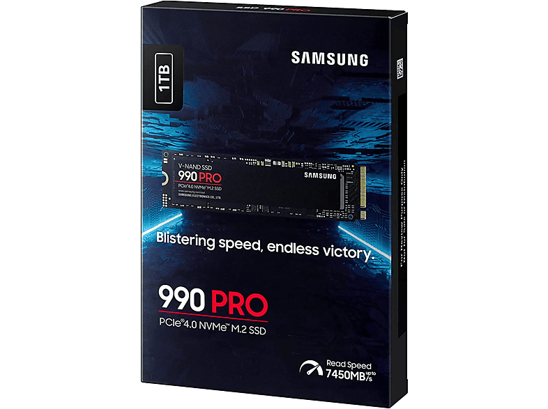 Disco duro SSD Interno 1 TB | Samsung 990 PRO MZ-V9P1T0BW, Interno