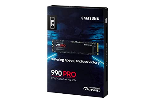 Disco duro SSD Interno 2 TB | Samsung 990 PRO MZ-V9P2T0BW, Interno