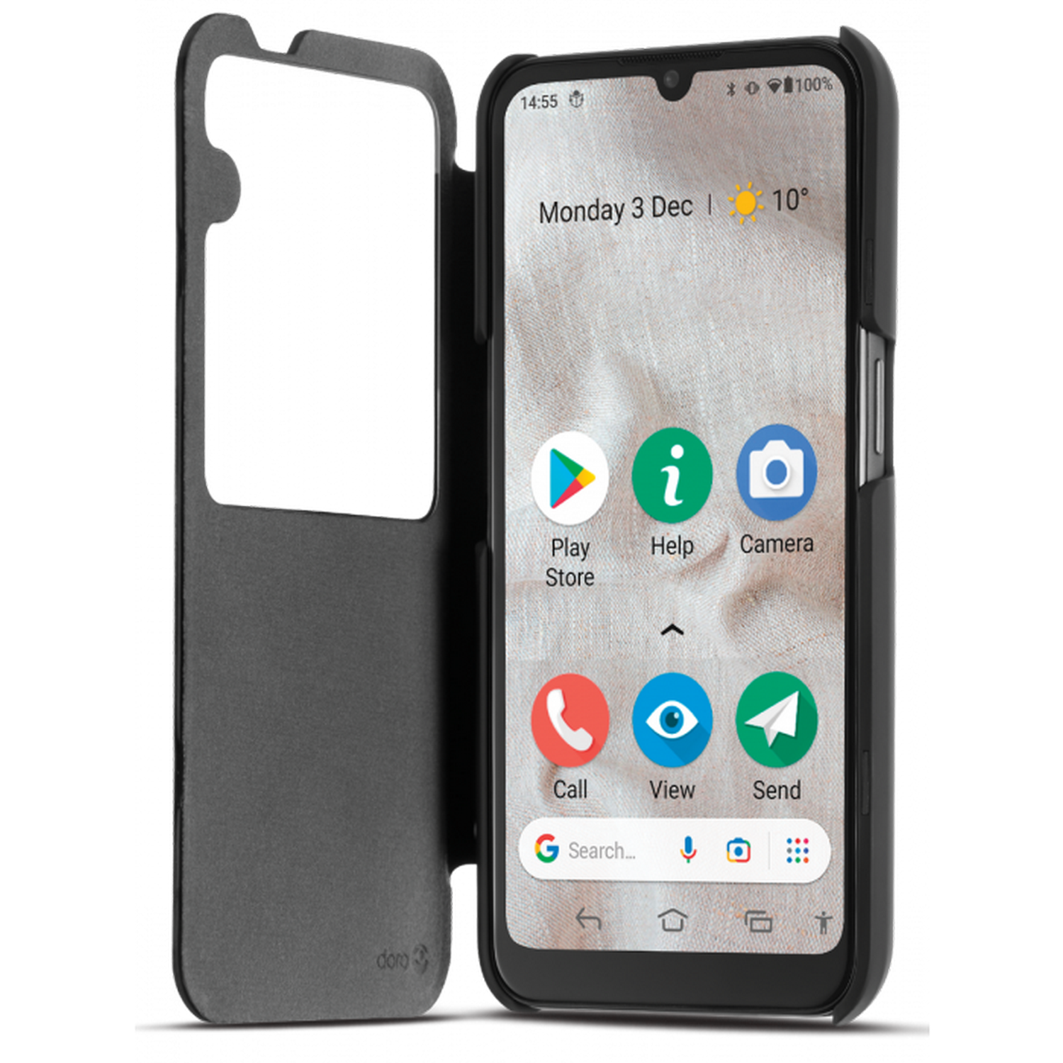 Doro Smart Cover Zwart Voor 8100