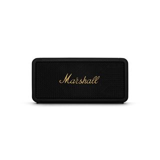 MARSHALL Middleton Bluetooth Lautsprecher, Black & Brass, Wasserfest