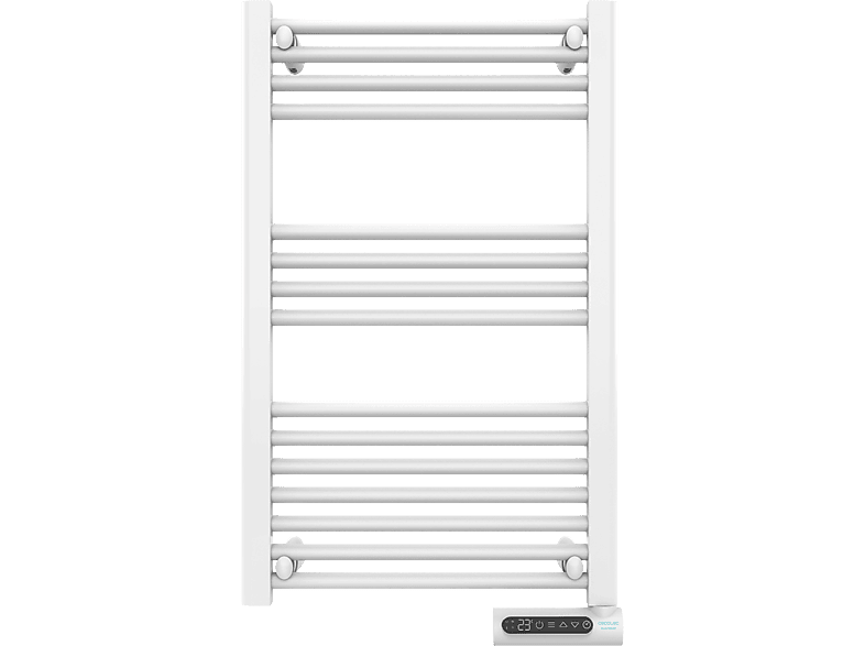 Toallero eléctrico - Cecotec ReadyWarm 9100 Smart Towel White, 500 W, 3 Modos, Pantalla LED, Táctil, Programable, Blanco
