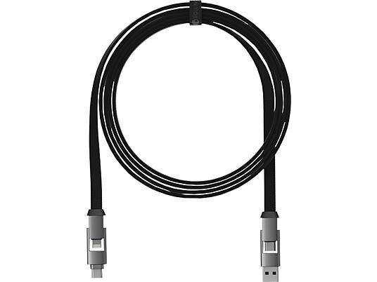 ROLLING SQUARE inCharge 6 Max - Lade und Sync-Kabel (Schwarz)