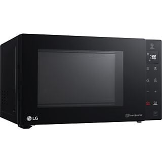 Microondas con grill - LG MH6535GIB, 900W, 5 niveles, Descongelación, 23 l, Negro