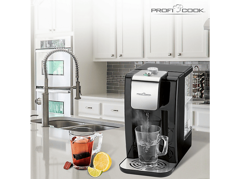 Profi Cook Heißwasserspender 2.2l Schwarz PC-HWS1168, Schwarz — Foto 5 von 5