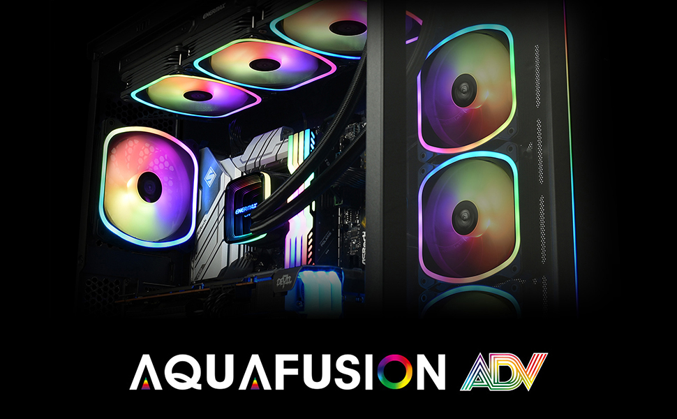 ENERMAX Aquafusion ADV 360 CPU Wasserkühlung, Schwarz ARGB