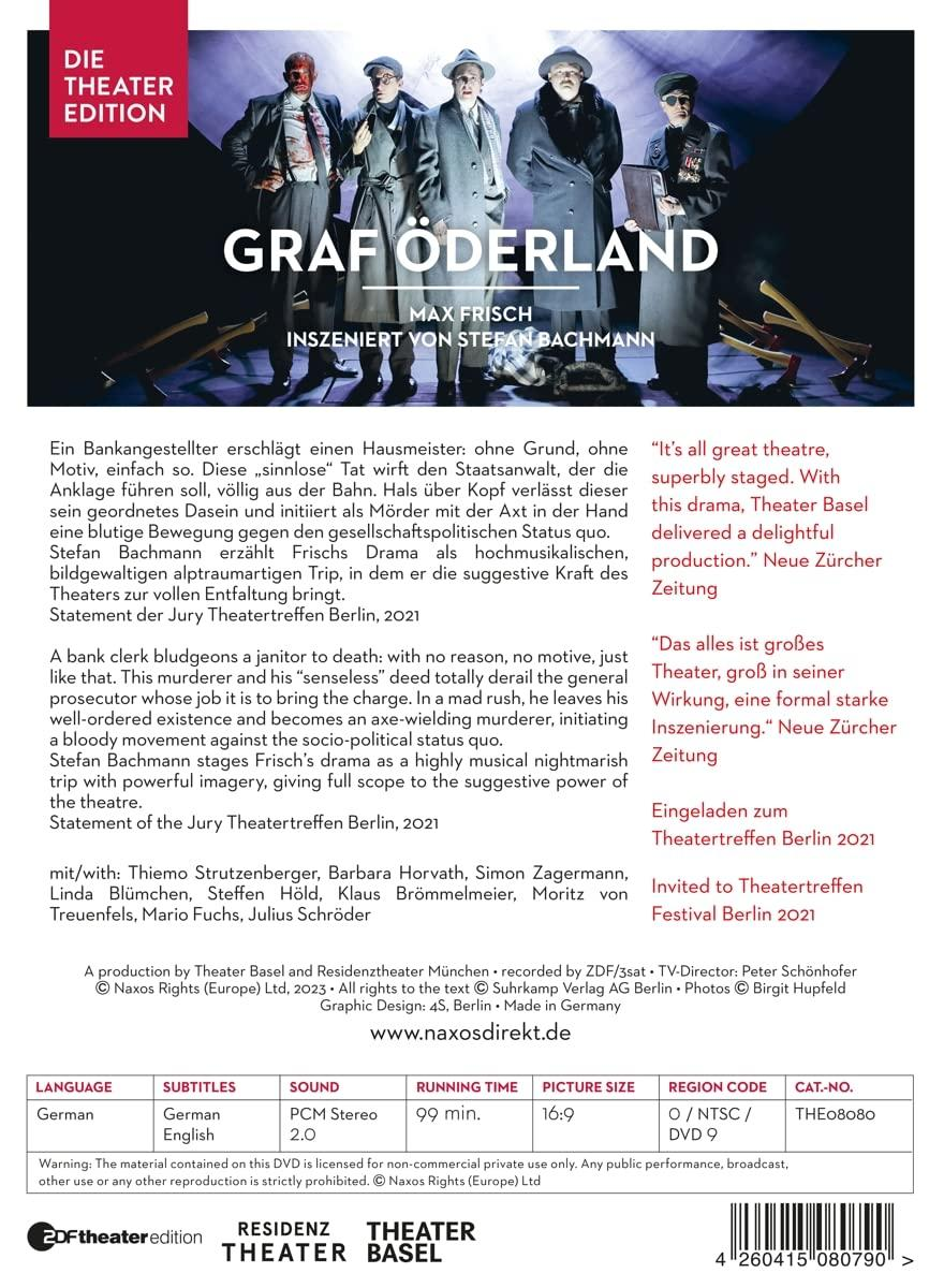 Graf Öderland DVD