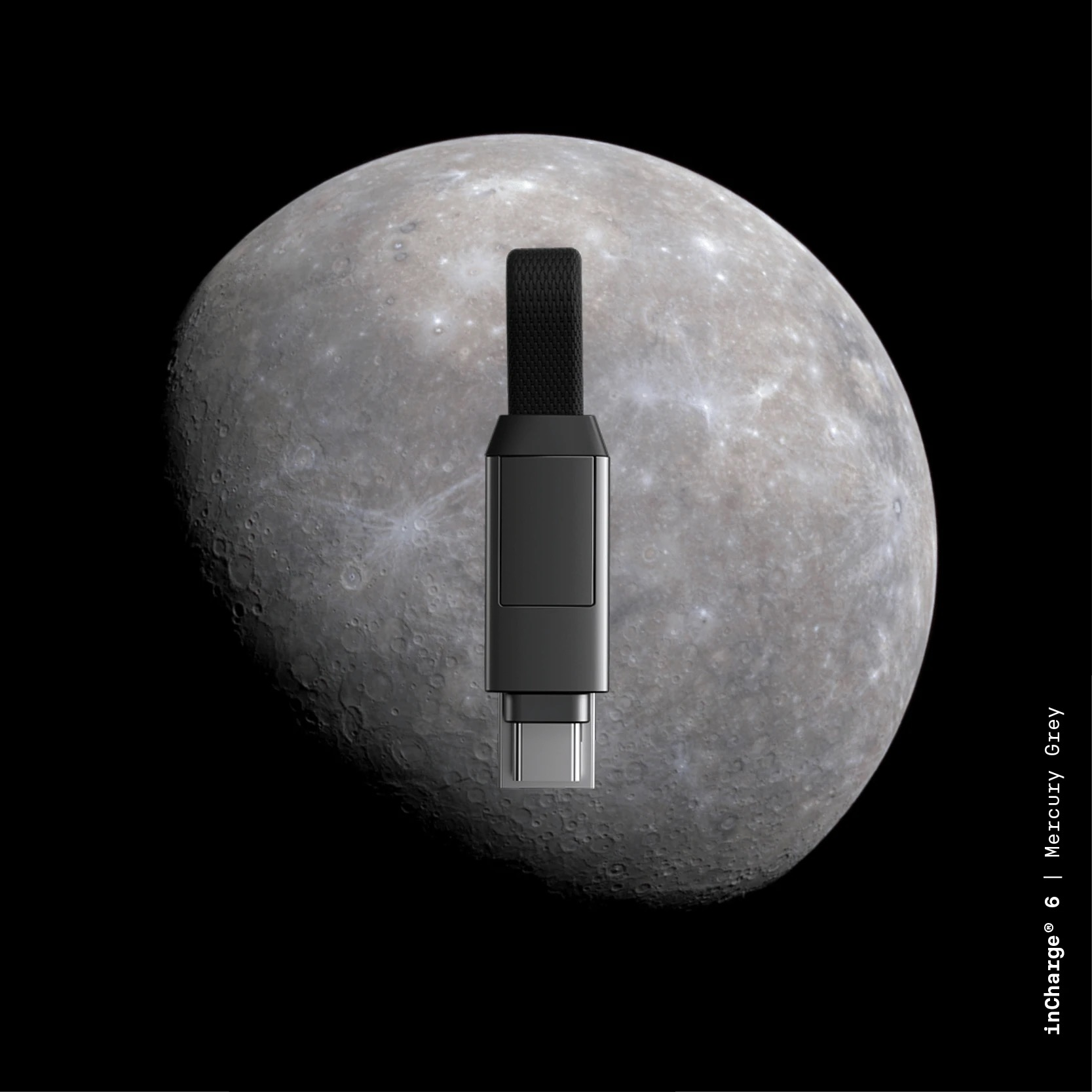 ROLLING SQUARE inCharge 6 - Câble de charge et synchronisation (Noir)