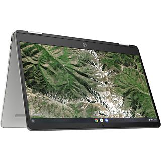 Convertible 2 en 1 - HP Chromebook 14a-ca0025ns, 14" Full HD, Intel® Celeron® N4120, 4GB RAM, 64GB eMMC, UHD 600, Chrome OS