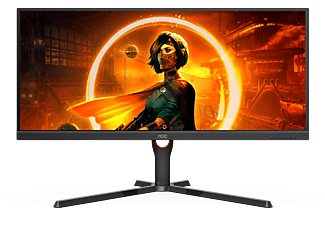 AOC U34G3XM/EU 34'' Sík UWQHD 144 Hz 21:9 FreeSync VA LED Gamer Monitor