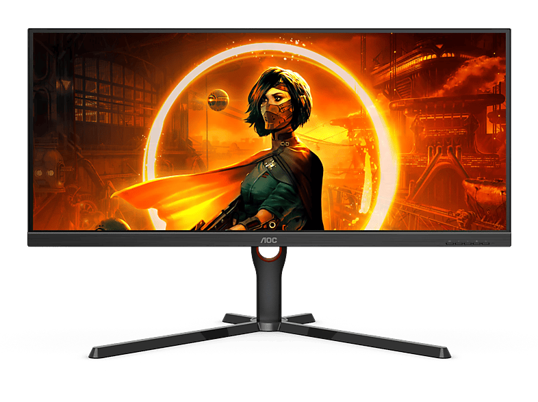 AOC U34G3XM/EU 34'' Sík UWQHD 144 Hz 21:9 FreeSync VA LED Gamer Monitor