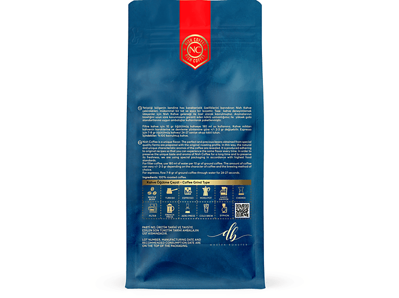 NISH Milano 1000gr Espresso Kahve_2