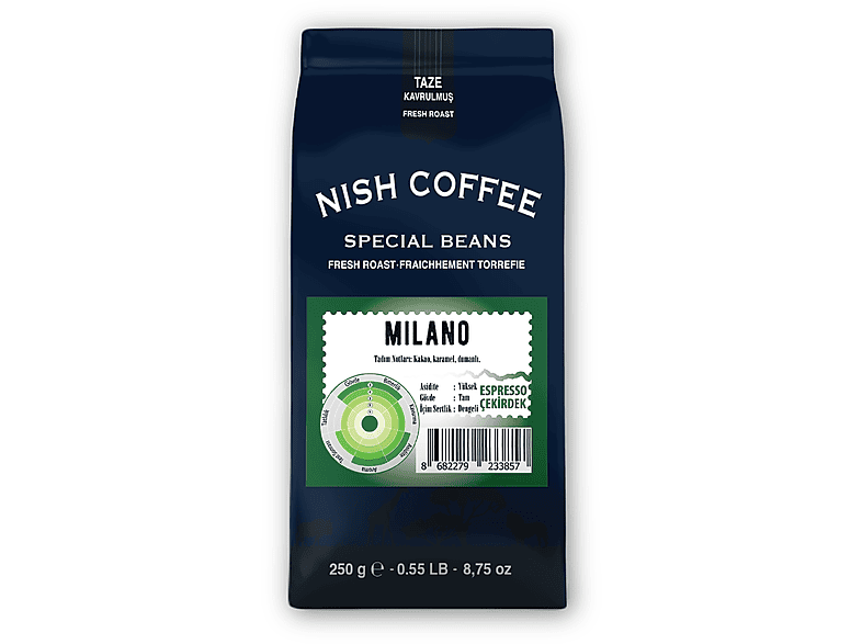 NISH Milano 250gr Espresso Kahve_1