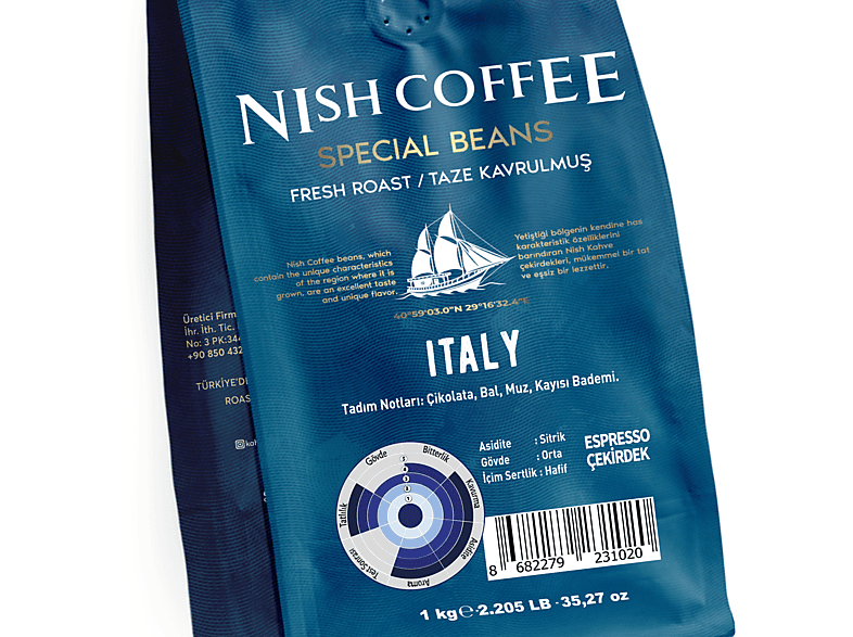 NISH Italy 1000gr Espresso Kahve_4