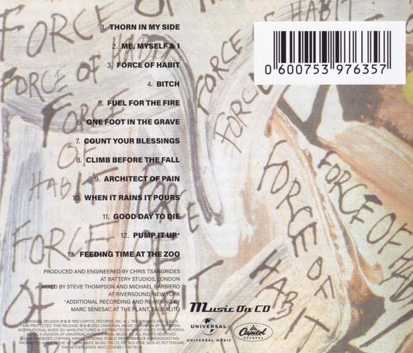 Exodus - Force Of Habit  - (CD)