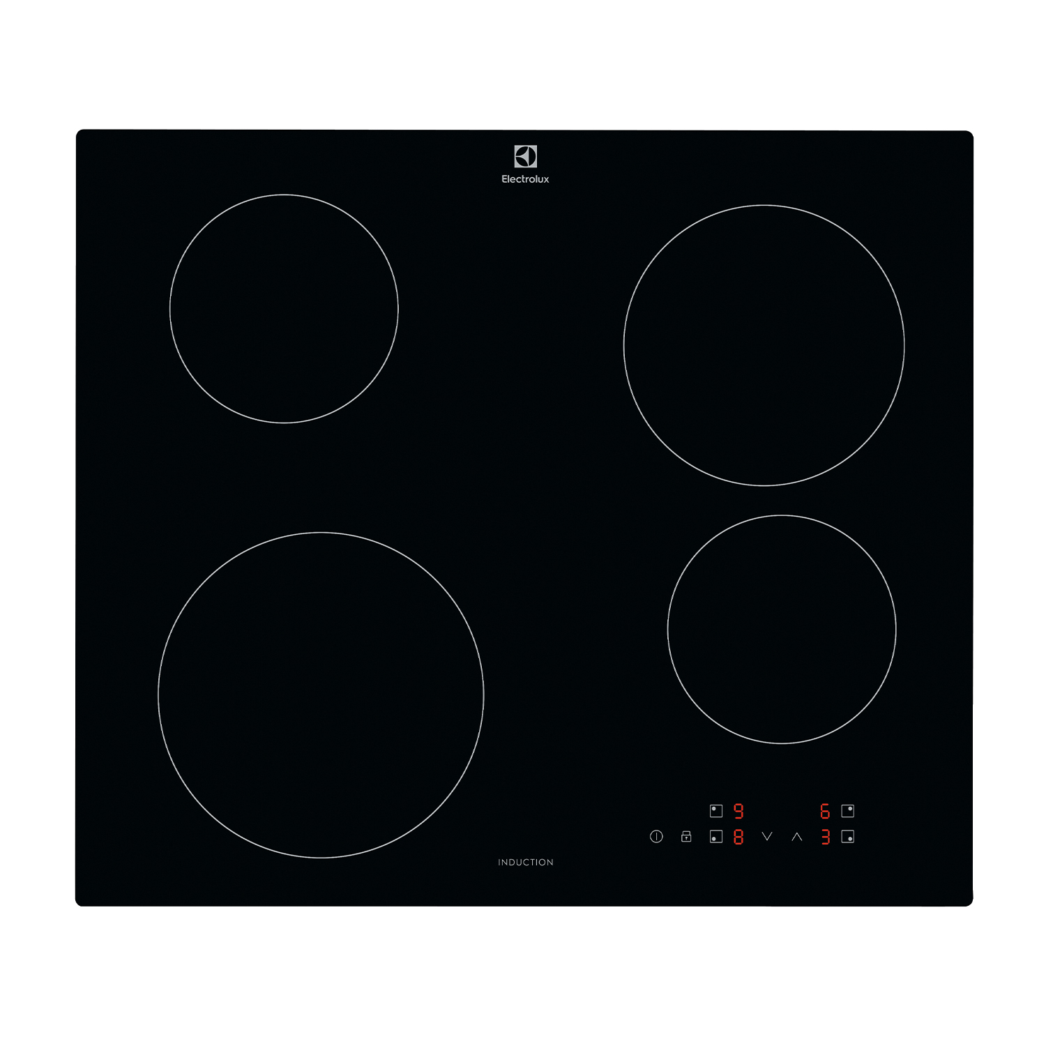 Piano Cottura A Induzione Electrolux Eib60424Ck, 4 zone cottura, 59 cm x 52
