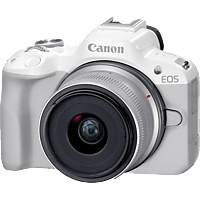 MediaMarkt CANON EOS R50 + RF-S 18-45MM WHITE aanbieding