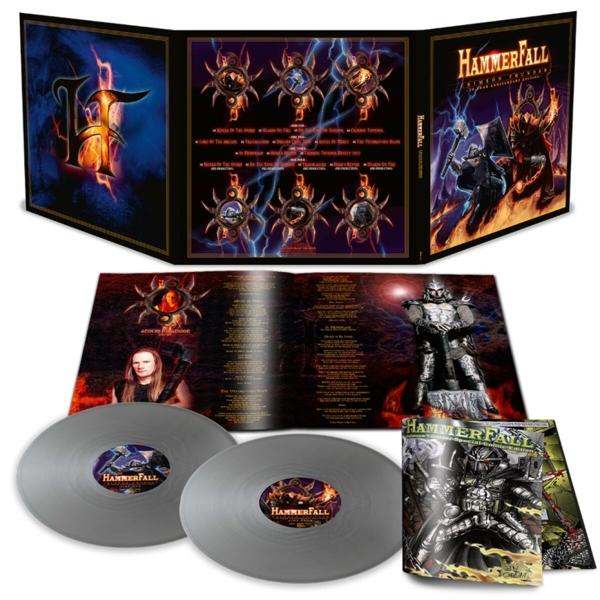 Edition (Vinyl) Crimson Anniversary Year - Hammerfall 2LP+ - Thunder-20 Limitierte Book