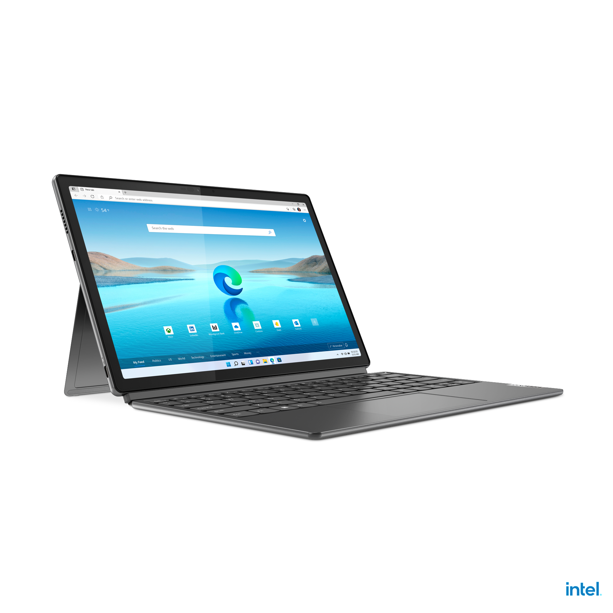 LENOVO IdeaPad Duet 5i - 12,4 Zoll - Intel® Core™ i7 i7-1255U - 16 GB - 512 GB - Intel® Iris® Xᵉ - Windows 11 Home